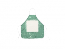 Sublimation Blanks Green Bleached Starry Linen Apron