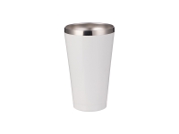 Sublimation 15oz/450ml Stainless Steel Tumbler w/o Lid (White)