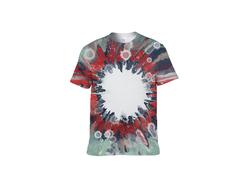 Camiseta Tipo Algodão Flor (Vermelho)