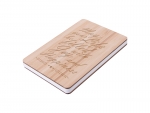 A5 Bamboo Cover Notebook (14.1*21cm) MOQ: 500pcs