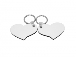 Chaveiro Madeira MDF (Corazones Amantes)