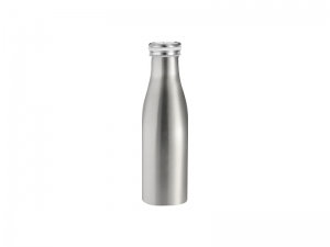 Sublimation 17oz/500ml Stainless Steel Milk Bottle (Silver)