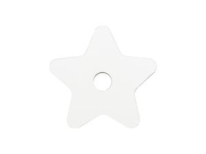 Sublimation Blanks Hardboard Name Tag (7.4*7.7*0.3cm,Star Shape)