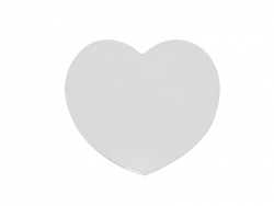 Aimant coeur 5,5 x 4 cm Sublimation Transfert Thermique