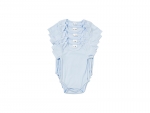 Sublimation Blanks Baby Onesie Short Sleeve(Light Blue)