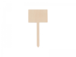 Sublimation Plywood Garden Stake (Rectangle,7*17.5cm)