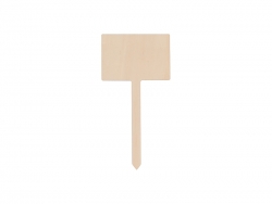 Sublimation Plywood Garden Stake (Rectangle,7*17.5cm)