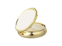 Sublimation Pill Box(Round, Gold)