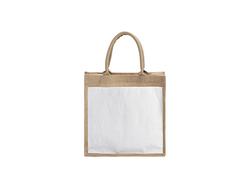 Sublimation Blanks Jute Tote bag(30*30*19cm)