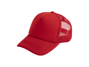 Sublimation Full Red Mesh Adult Cap