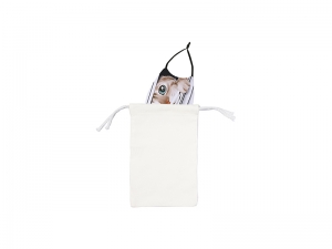 13.5*21cm Sublimation Canvas Face Mask Storage Bag