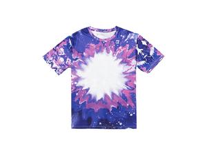 Camiseta Tacto Algodón Flor (Azul)