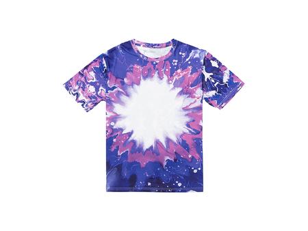 Camiseta Tacto Algodón Flor (Azul)