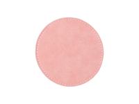 Sublimation PU Leather Round Mug Coaster (Pink, 9.5cm)