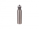 Sublimation 20oz/600ml Stainless Steel Flask w/ Portable Lid (Silver)