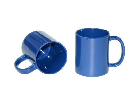 Sublimation 11oz Full Color Mug(Glossy, Middle Blue)