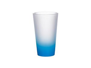 17oz Sublimation Glass Mug (Gradient Color Light Blue)