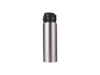 Sublimation 500ml/17oz Pop Lid Stainless Steel Bottle (Silver)