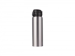 Sublimation 500ml/17oz Pop Lid Stainless Steel Bottle (Silver)