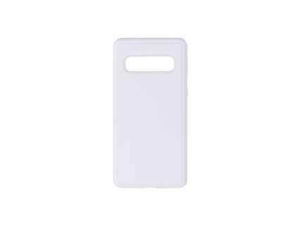 Carcasa Samsung S10  Con insert (Goma, Blanco)