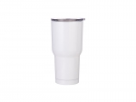 Sublimation 30oz Stainless Steel Tumbler (White)