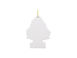 Sublimation 3&quot; Christmas Tree Ceramic Ornament