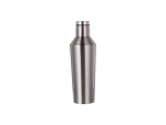 Sublimation 17oz/500ml Cone Shape Wine Bottle (Silver) MOQ:3000