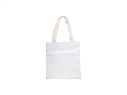 HOMEMAXS 10Pcs Sublimation Tote Bags Canvas Shopping Bags Blank