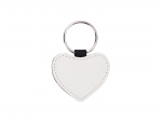 Sublimation PU Leather Key Chain (Heart)