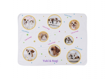 Sublimation Blanks Fleece Pet Blanket (76*101cm/29.9&quot;x39.76&quot;)