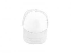 Sublimation Mesh Adult Cap (Full White)