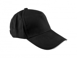 Cotton Cap for DTF &amp; Heat Transfer (Black)