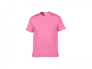 Sublimation Cotton T-Shirt-Medium Pink