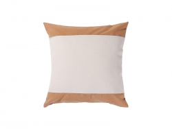 Sublimation Blanks Linen Stitching Cork Pillow Case (upper and lower cork stitching)