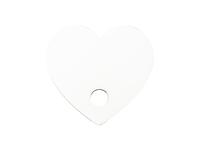 Sublimation Blanks Hardboard Name Tag (7*7.5*0.3cm,Heart Shape)