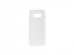 Carcasa para Samsung S8 G9500 Cover sin inserción (Goma, Blanco)