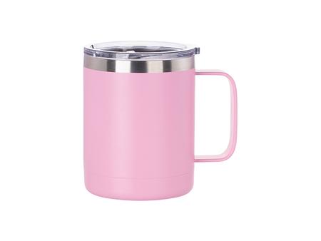 Taza Acero Inoxidable 10oz/300ml Recubierta de Polvo (Rosa)