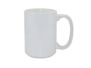 Sublimation 15oz White Photo Mug (J·S)