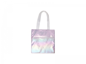 Sublimation Gradient Shopping Bag (Light Purple, 34*36cm)