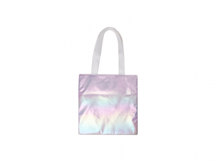 Sublimation Gradient Shopping Bag (Light Purple, 34*36cm)