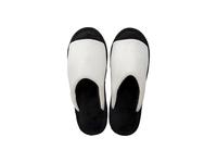 Sublimation Adult Fuzzy Slippers (White/Black, 42-43#)