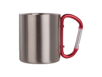 Sublimation 200ml Stainless Steel Mug w/ Carabiner Handle