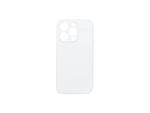 Sublimation Blanks iPhone 14 Pro Cover w/o insert (Rubber, White)