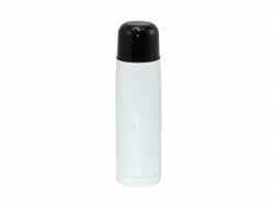 Thermos métallique 500 ml blanc Sublimation Transfert Thermique