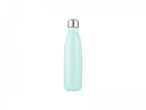 Sublimation 17oz/500ml Stainless Steel Cola Bottle (Mint green)