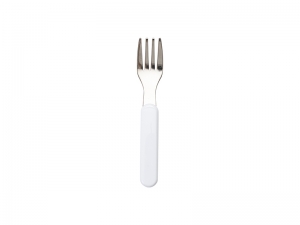 Sublimation blanks Stainless Steel Kid Fork w/ Plastic Handle MOQ: 300pcs