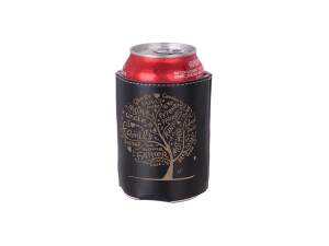 PU Can Cooler (Black) MOQ: 500