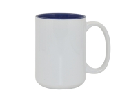 Sublimation 15oz Two-Tone Color Mugs - Blue