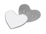 Sublimation Heart Shape Metal Fridge Magnet (Φ6cm)