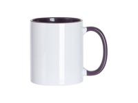 Sublimation 11oz Inner/Handle Color Mug - Purple